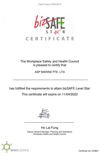 BizSafe Certificate